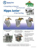 Crown Poly Buff Hippo Sak #10 Thank You Bag HMW-HDPE & LLDPE 12 x 7